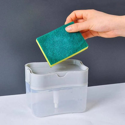 Liquid Soap Dispenser & Sponge Holder