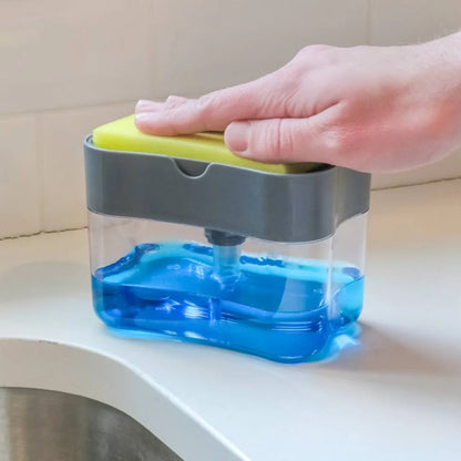 Liquid Soap Dispenser & Sponge Holder