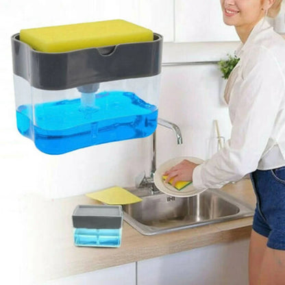 Liquid Soap Dispenser & Sponge Holder