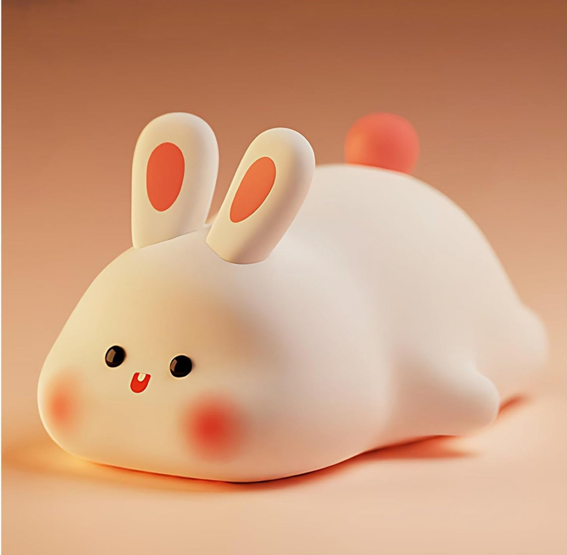 SoftGlow™ Bunny Night Lamp – Squishy, Cute & Rechargeable