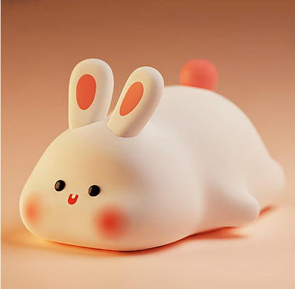SoftGlow™ Bunny Night Lamp – Squishy, Cute & Rechargeable