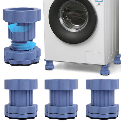 Adjustable Anti-Vibration Washing Machine Pads - Pack of 4
